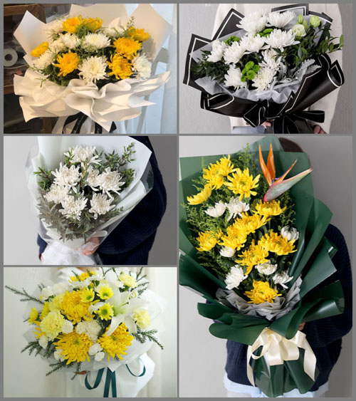浙江省台州玉环县干江镇盐盘村白事花束代送